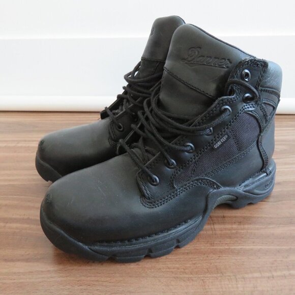 DANNER 4.5" Striker II GTX Tactical Gore-tex Boots in Black Leather Women's 8 - Picture 2 of 15